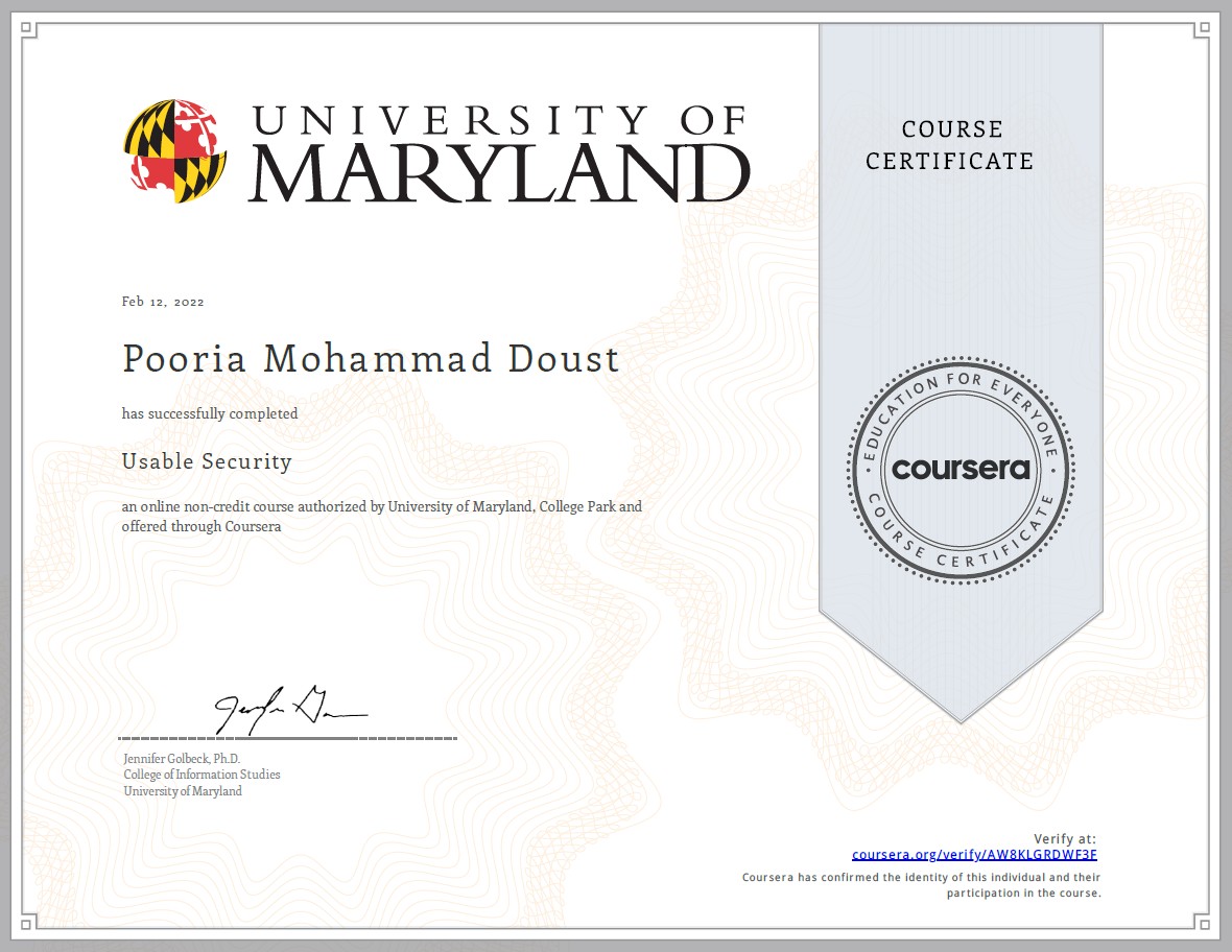 Certificate 3